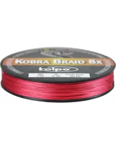 Braided Braid 8 Heads Kobra Kolpo Red 150 mt Kolpo Fishing Lines 2
