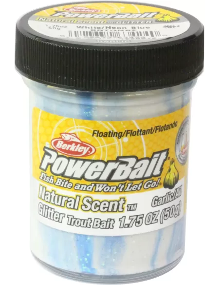 Pasta per Trote Berkley Select Glitter Trout Bait Garlic Esche da pesca Berkley