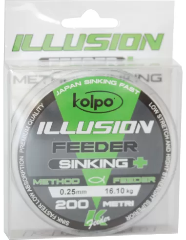 Kolpo Illusion Feeder Sinking Fishing Wire 200 mt Method and Feeder