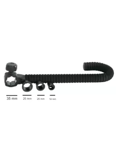 Kolpo Uni Star Curved Reed Rest with Adapters 40 cm 2