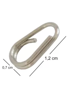 Kolpo Oval Ring Carabiner for Beams and Ballast 10 pcs 2