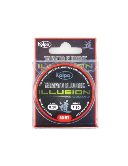 Kolpo Fluorocarbon Puro Illusion 50 mt Fili da pesca Kolpo
