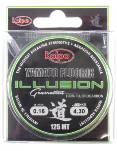 Fluorocarbon 125mt Illusion Generation kolpo 100% Pure Kolpo Fishing Lines