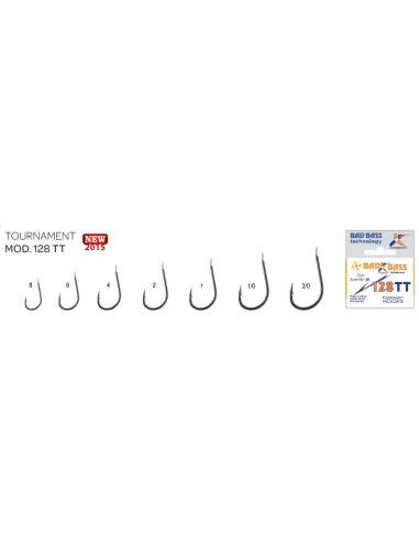 Fish hooks Bad Bass 128 TT Tournament Surf Casting