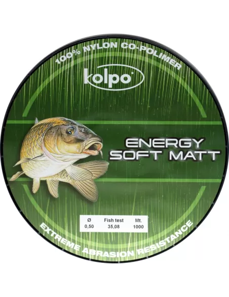 Filo da Pesca Energy Soft Matt Special Carp Kolpo 1000mt Fili da pesca Kolpo