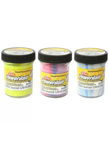 Pasta per Trote Berkley Select Glitter Trout Bait Garlic Esche da pesca Berkley