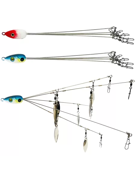 Yamashiro Umbrella Rig Alabama 5 Bracci Rig per la pesca Esche Artificiali Yamashiro