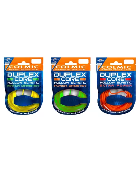 Colmic Duplex Core Hollow Elastico Cavo Roubaisienne 3 mt Elastici Roubaisienne Colmic