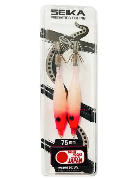 Seika mini squid soft silk per la pesca di calamari e seppie 7.5 cm 2pz col.42 Totanare e polpare Seika