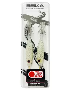 Seika mini squid soft silk for squid and cuttlefish fishing 7.5 cm 2pcs col.57 Seika squid and cuttlefish