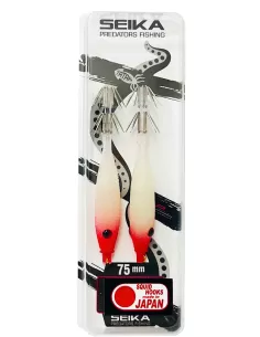 Seika mini squid soft silk for squid and cuttlefish fishing 7.5 cm 2pcs col.34 Seika squid and cuttlefish