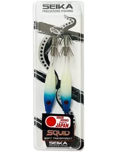 Seika Mini Squid Soft Transparent for squid and cuttlefish fishing 75 mm 2 pcs col. 48 Seika squid and cuttlefish