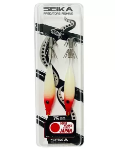 Seika Mini Squid Soft Transparent for squid and cuttlefish fishing 75 mm 2 pcs col. 34 Seika squid and cuttlefish