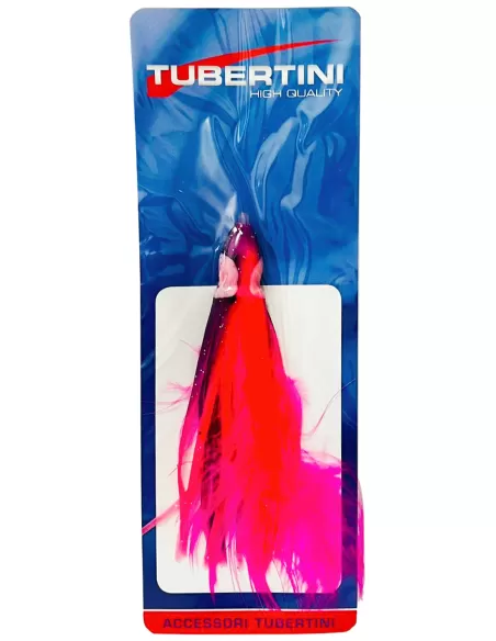 Tubertini Marabou Octopus esca artificiale per la traina leggera 10 cm pink - fishing tackle