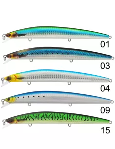 Seika Warrior SF175 TW Artificiale Long Jerk azione slow floating 31gr 175mm - fishing tackle