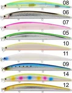 Seika Warrior SF150 LC Artificiale Jerk azione floating 18gr 150mm - fishing tackle