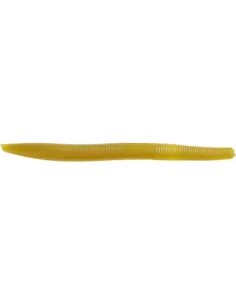 Kolpo Bass Worm Silicone Bait Black Bass Peach 13.5 cm 5 pcs  2