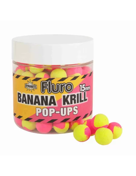 Dynamite Fluoro Pop Up Due Gusti 15 mm Carpfishing Dynamite
