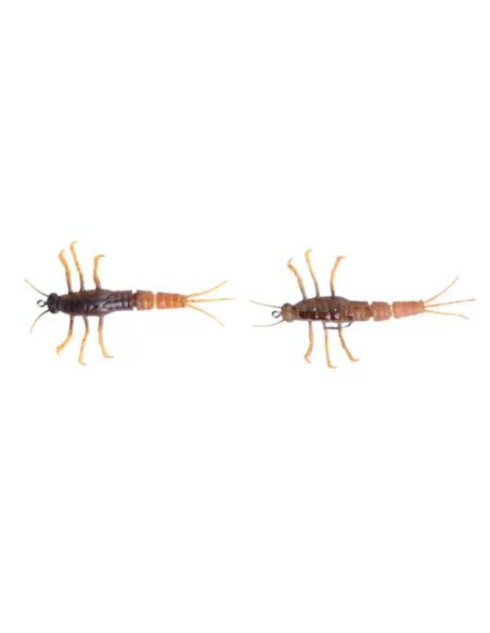 Savage Gear 3D Tpe Mayfly Nymph Imitazione di una Ninfa Pesca Spinning 5cm 2.5gr Esche Artificiali Savage Gear
