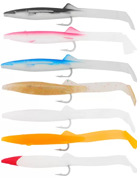 Seika Atashi esca da pesca siliconica da spinning e traina leggera 3pz 55mm Siliconici Seika