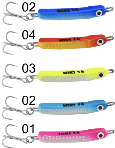 Seika Niki Jig Metal jig ideale per la pesca in-shore e off-shore 14 gr 45mm - fishing tackle