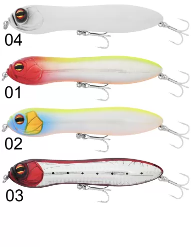 Seika Poppy 130 mm 30 gr WTG Galeggiante micidiale per barracuda e pesci serra - fishing tackle