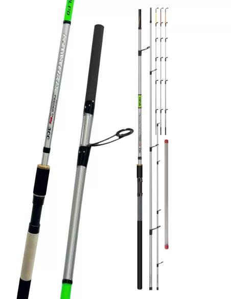 Kolpo Kmathrix Feeder canna da pesca in carbonio alto modulo super sottile con tre vette Canne Feeder Ledgering Kolpo