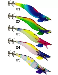 Kolpo Crew Egi Totanara in seta 3.0 glow tapered body balancing with magnetic spheres Totanare and pulpal Kolpo 2