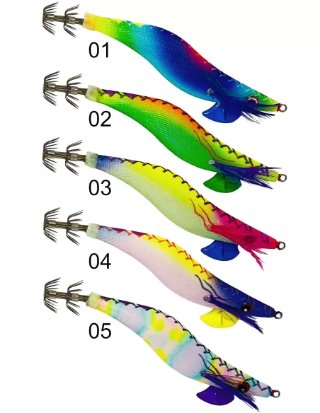 Kolpo Crew Egi Totanara in seta 3.0 glow tapered body balancing with magnetic spheres Totanare and pulpal Kolpo