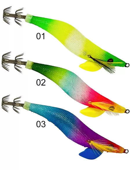 Kolpo Multi Egi Silk Totanara 3.0 glow tapered body balancing with magnetic spheres Totanare and pulp Kolpo