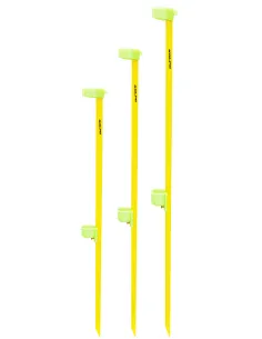 Kolpo Tip Super yellow aluminum peg with brass screw Kolpo Surfcasting Pegs