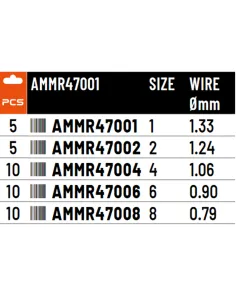 Colmic MR470 fishing hook with eyelet for large prey Hooks Fishing Eyelet Colmic 2