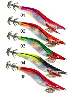 Kolpo Finny Egi Silk Totanara 3.0 glow tapered body ballast with holes Totanare and pulp Kolpo