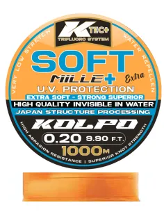 Kolpo Soft filo da pesca in nylon da bobbina u.v. protection 1000mt - fishing tackle 2