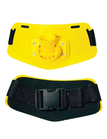 Kolpo combat belt with adjustable cup for trolling and bottom fishing