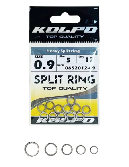 Kolpo Split Ring strong 12 pz - fishing tackle