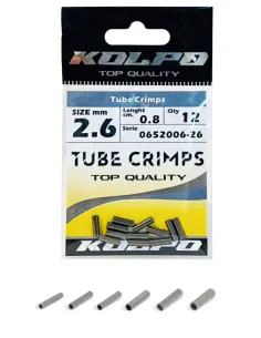 Kolpo Tube Crimps Tubes for Crimping Fishing Wire and Cable 8mm 2