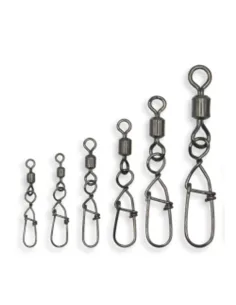 Kolpo Rolling Swivel With Fastlock Snap Girella Rolling con Moschettone Anti Apertura 12 pz - fishing tackle
