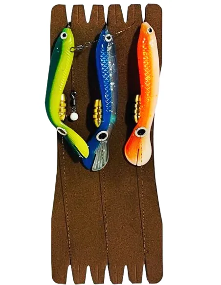 Kolpo lenzette pronte per la pesca a traina filosa Lenze pronte Kolpo