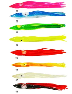 Yamashiro octopus 12 cm da traina con glitter - fishing tackle