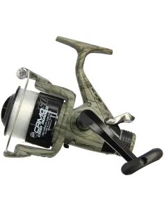 Angling Pursuits Camo 60 Reel - 3BB Carp Runner with 12lb Line and Spare Spool NGT Carp Fishing Reels
