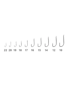 Tubertini fishing hooks series 1T nickel plated long shank medium thickness Tubertini Fishing Hooks 2