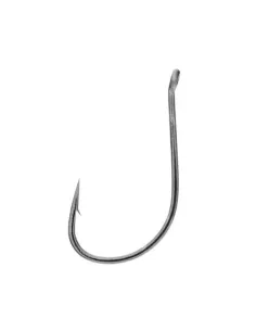 Tubertini fishing hooks series 229 black chrome medium shank medium wire with eyelet Tubertini Fishing Eyelet Hooks