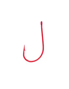 Tubertini fishing hooks series 620 red with eyelet medium shank fine wire Hooks Eyelet Fishing Tubertini