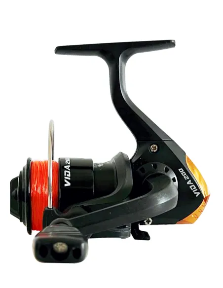 Kolpo Vida Fishing Reel 200 with Fluo Orange Wire