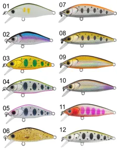 Seika Samu 45 mm minnow spinning 4.4 gr sinking / sinking Artificial Baits Minnow Seika 2