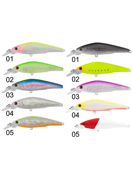 Seika sea bass killer fat 70 mm minnow 8 gr slow sinking