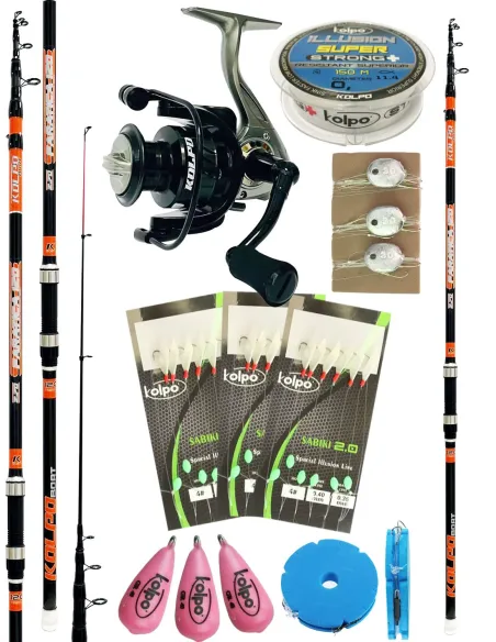 Kolpo Complete and Professional Boat Fishing Kit mod.03