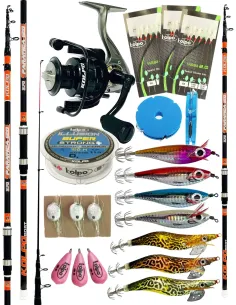 Kolpo Complete and professional Boat Fishing Kit mod.05 Bolentino Kolpo Kit
