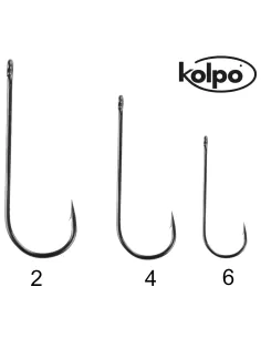 Kolpo fish hooks v9146 bln Aberdeen with Eyelet  2